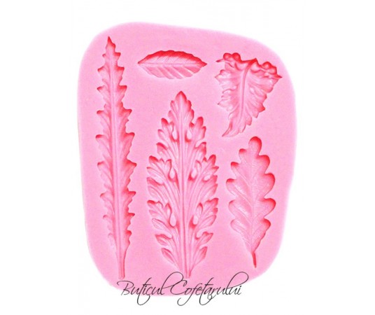 Mulaj silicon frunze decorative