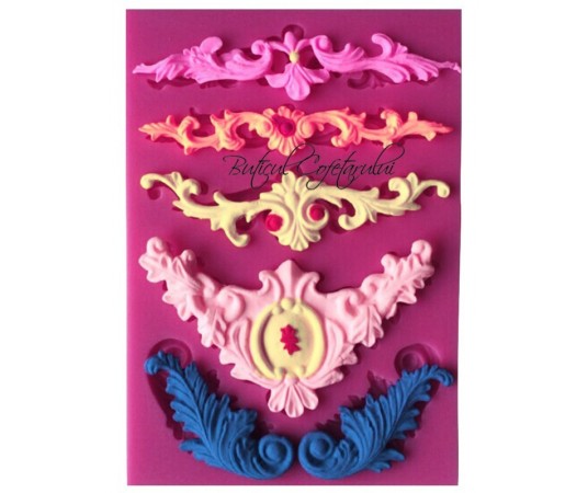 Mulaj silicon ornamente fondant