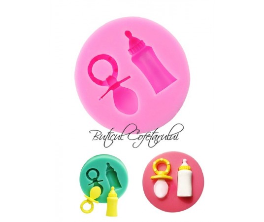 Mulaj silicon forma biberon si suzeta