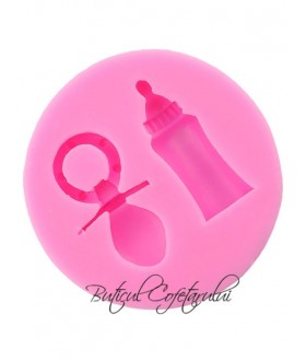 Mulaj silicon forma biberon si suzeta