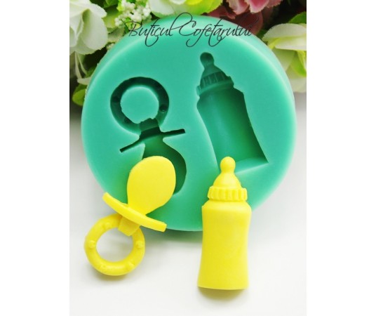 Mulaj silicon forma biberon si suzeta