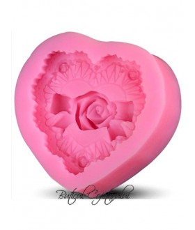 Mulaj silicon alimentar inima cu funda