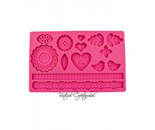 Mulaj silicon fondant elemente decor