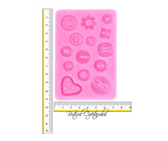 Mulaj  silicon forme nasturi