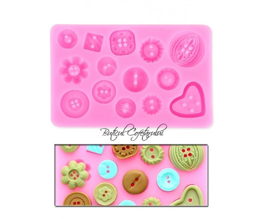 Mulaj  silicon forme nasturi