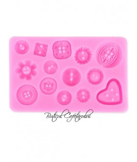 Mulaj  silicon forme nasturi