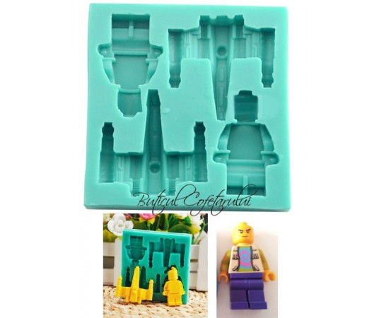 Mulaj silicon jucarii lego fondant