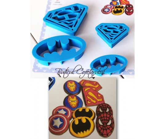 Decupatoare sigle supereroi