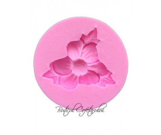 Mulaj silicon forma floare cu frunze