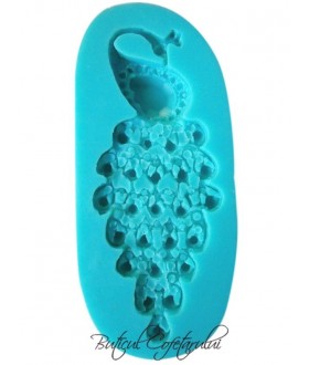 Mulaj brosa paun fondant