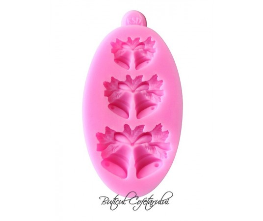 Mulaj silicon forme clopotei Craciun