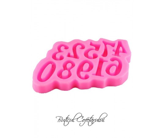 Mulaj silicon forme cifre fondant