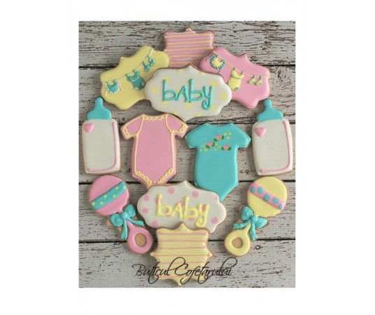 Set decupatoare botez inox