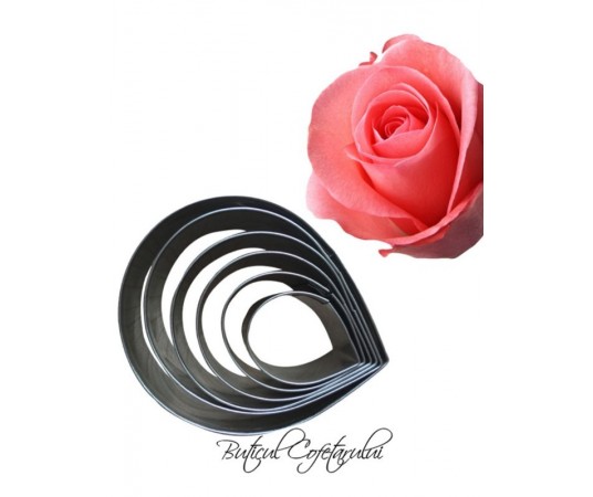 Decupatoare petale trandafir