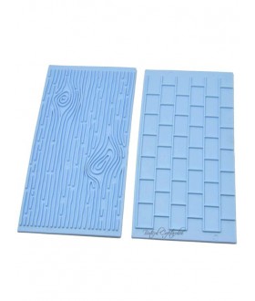 Matrita textura lemn si caramizi