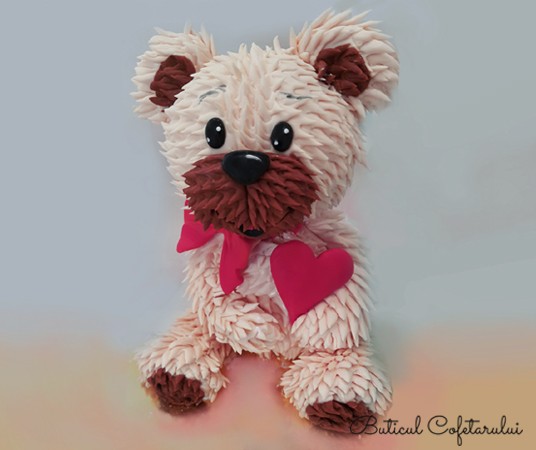 Figurina ursulet texturat