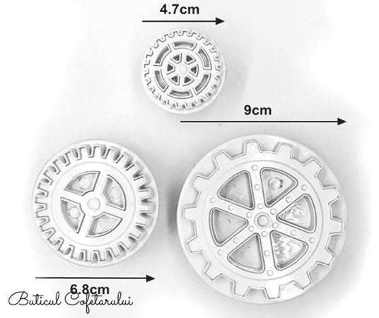 Set decupatoare rotite