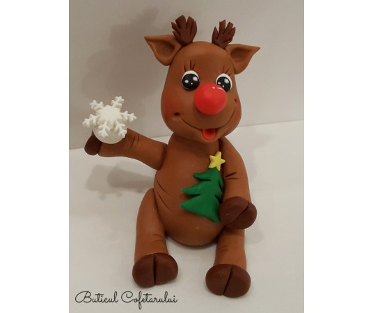 Figurina renul vesel
