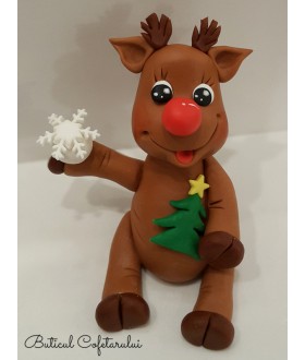 Figurina renul vesel