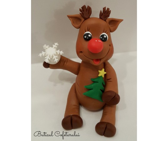 Figurina renul vesel