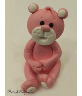 Figurina ursulet roz