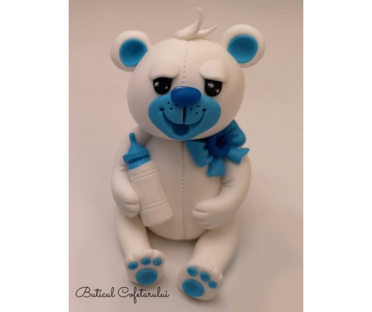 Figurina ursulet cu fundita