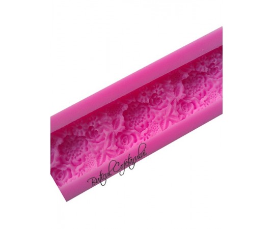 Mulaj silicon bordura trandafiri