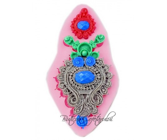 Mulaj silicon brosa bijuterie