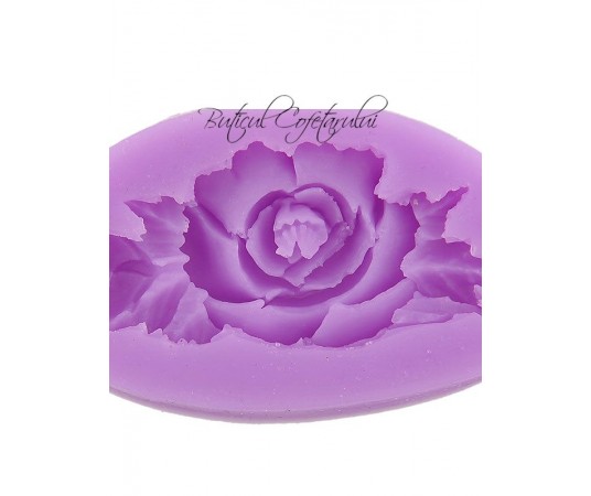 Mulaj silicon ornament bujori