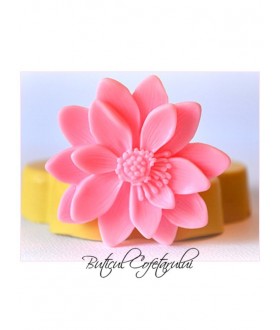 Mulaj silicon floare crizantema 