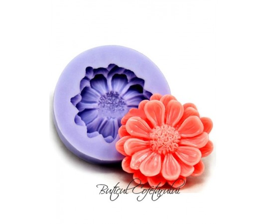 Mulaj silicon floare margareta