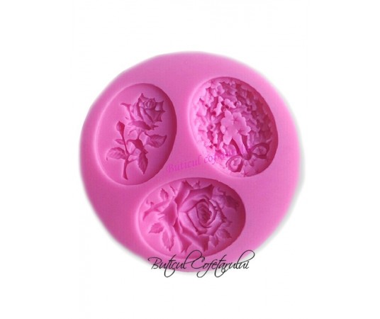 Mulaj silicon brosa trandafiri