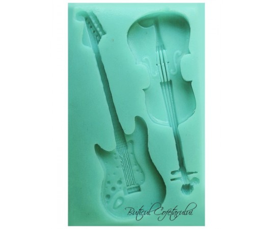 Mulaj silicon vioara si chitara