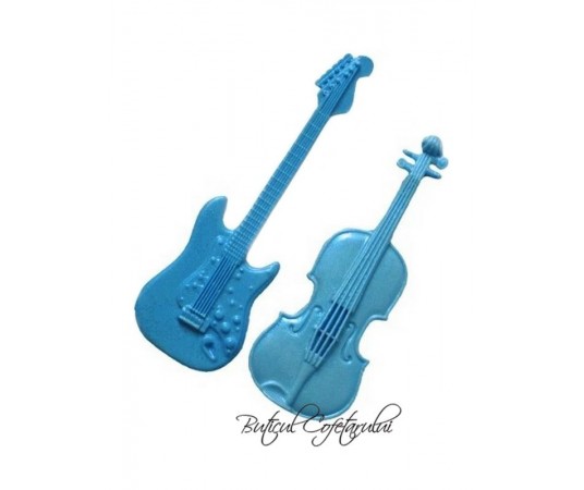 Mulaj silicon vioara si chitara