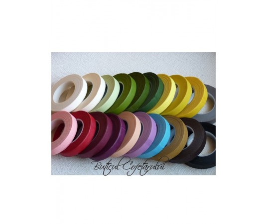 Banda flori maro inchis