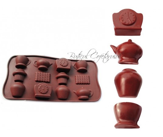 Plansa bomboane tematica ceai