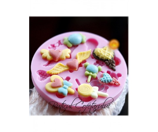 Mulaj silicon decor tort botez